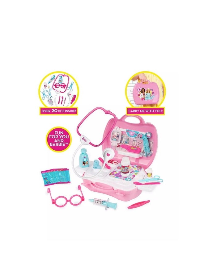 Barbie Play on the Go Doctor Playset (20 Pieces)