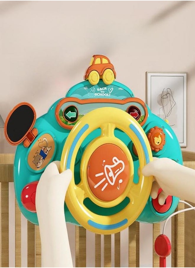 Toddler Musical Toys Early Education Toys,Rotating Steering Wheel Toy With Music And Light
