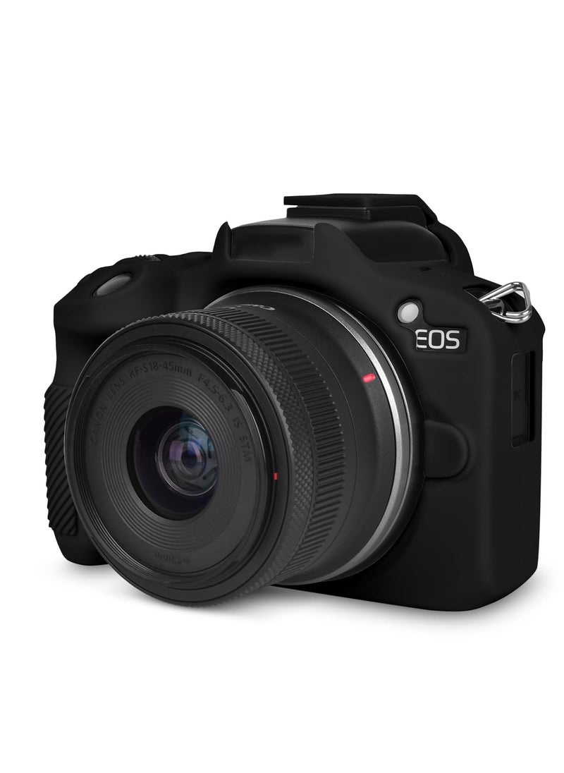 Case Compatible with Canon EOSR50 EOS R50, Soft Silicone Protective Case, Anti Scratch Soft Silicone Rubber Housing Case Shell Protective Cover Protector Guard