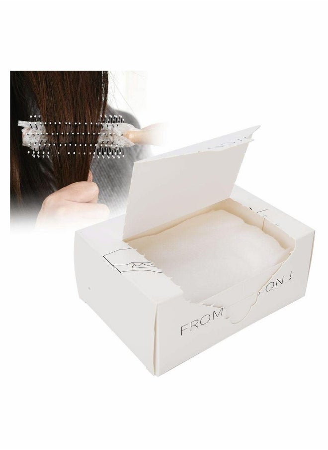 Cleaning Paper, Professional Net shaped Non woven Comb Cleaning Paper, for Hair Loss Airbag Comb Cleaning Sheet, Pet Dog Cat Hair Cleaning Sheet (2Pcs)