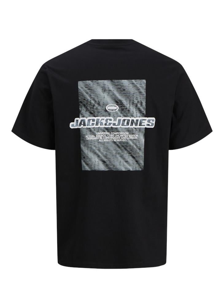JCOLIDO AOP BACK PRINT TEE SS CREW NECK