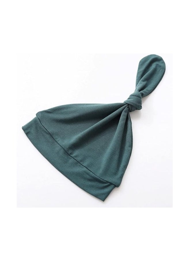 Newborn Baby Boy Girl Knotted Dress Hat Set Soft Bamboo Viscose Baby Pajamas Baby Robe with Hat