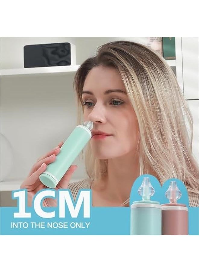 Nasal Aspirator for Baby and Adult - 2Pcs - Nose Syringe Cleaner Nose Wash Cleaner Nasal Cleaning for All Age, Portable Manual Nasal Aspiratior with Personal Case, Easy to Use (Pink)
