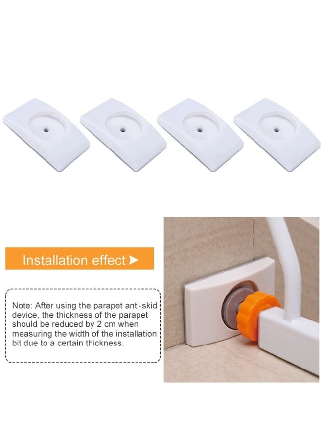 4 PCS Pack Baby Safety Gate Wall Protector, Protect Walls u0026 Doorways for Pet u0026 Dog Gates, Wall Saver for Pressure Mounted Gate Protect Walls, Stairs, Door Frame