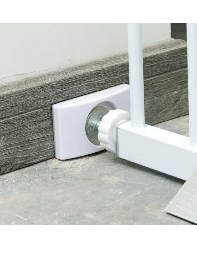 4 PCS Pack Baby Safety Gate Wall Protector, Protect Walls u0026 Doorways for Pet u0026 Dog Gates, Wall Saver for Pressure Mounted Gate Protect Walls, Stairs, Door Frame