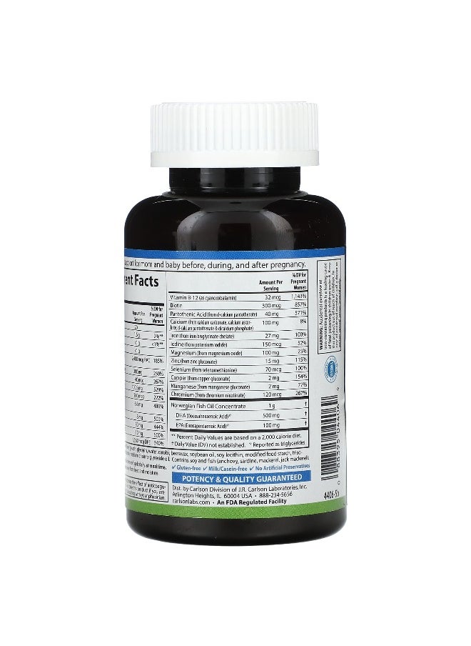 Carlson, Prenatal, 60 Soft Gels