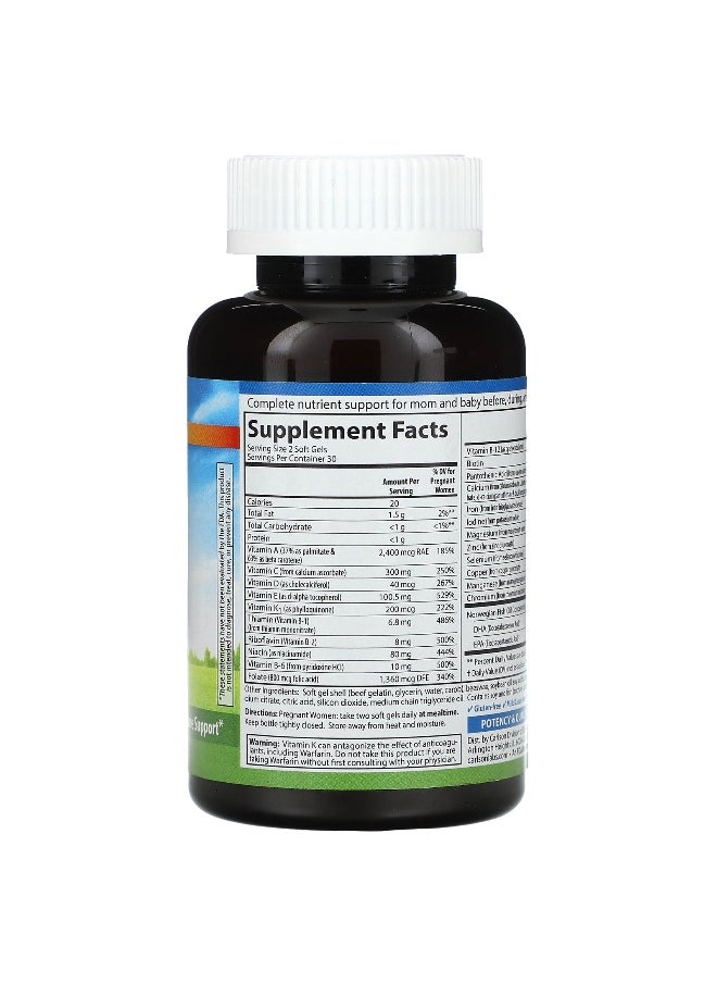 Carlson, Prenatal, 60 Soft Gels