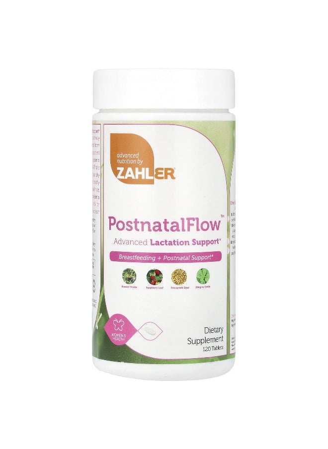 Zahler, Postnatal Flow™, 120 Tablets