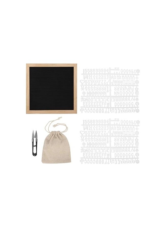 Message Board DIY Sign Changeable Letters Numbers Letter Board Message Letter Board for Room Decoration Prop, 25.5 x 25.5 x 2cm