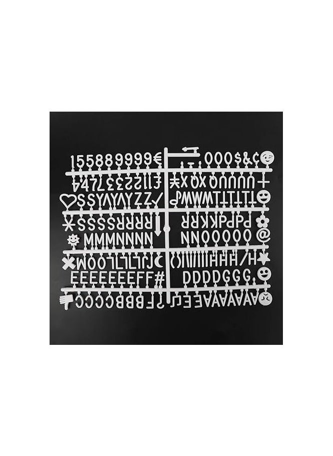 Message Board DIY Sign Changeable Letters Numbers Letter Board Message Letter Board for Room Decoration Prop, 25.5 x 25.5 x 2cm