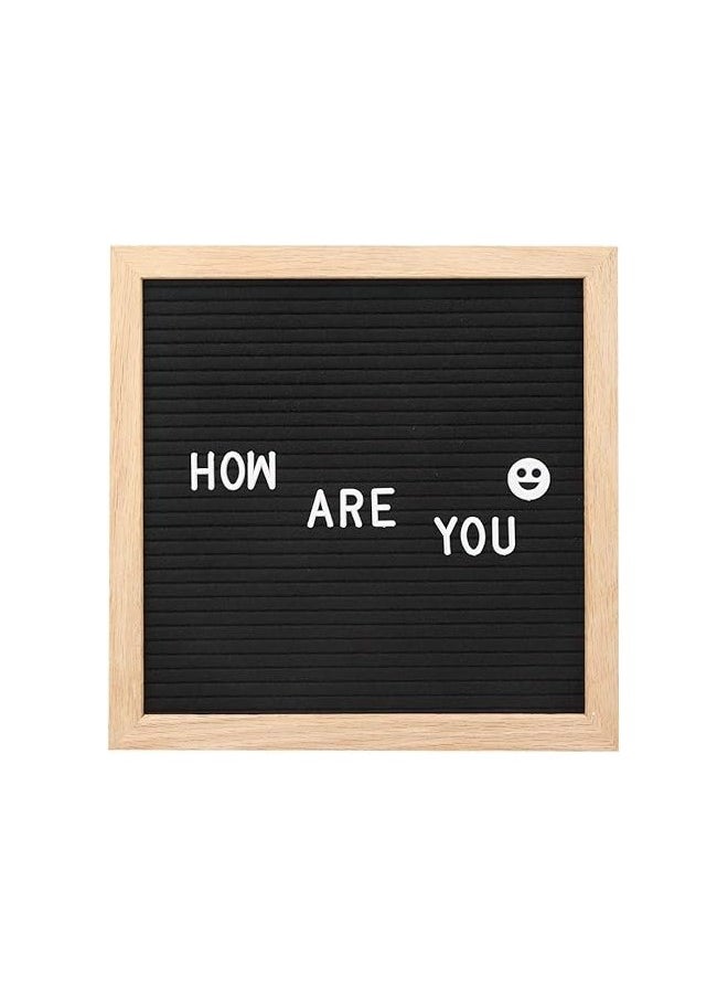 Message Board DIY Sign Changeable Letters Numbers Letter Board Message Letter Board for Room Decoration Prop, 25.5 x 25.5 x 2cm
