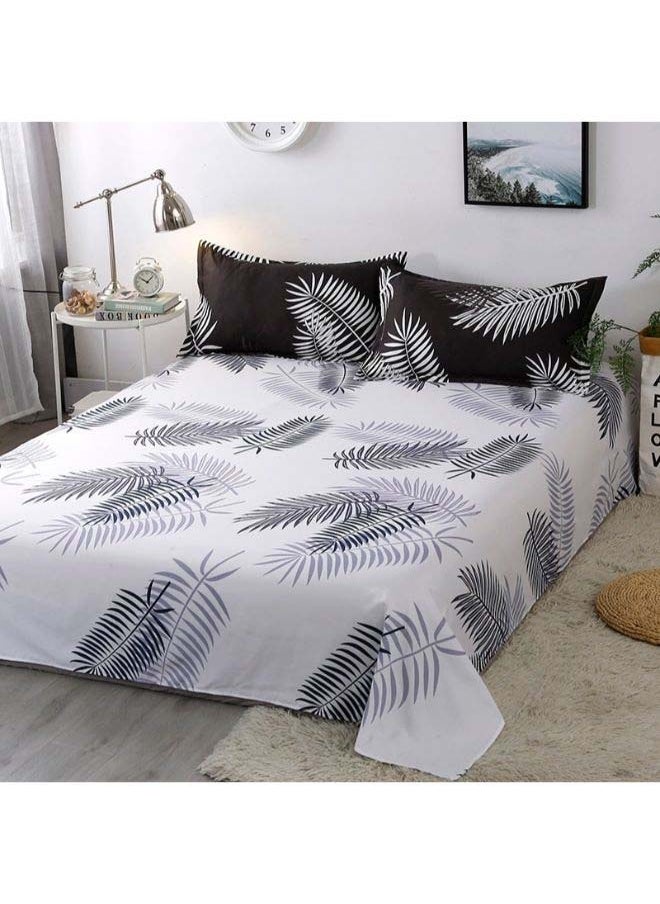 4-Piece European Style Luxury Jacquard Single Bedding Set Polyester Multicolour