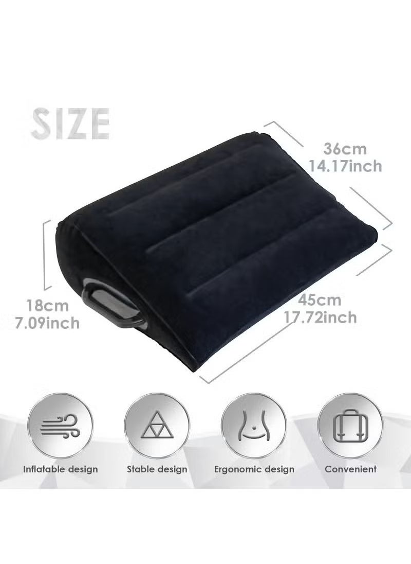 Leg Positioning Pillow With Inflatable, Inflatable Pillow, Portable Cushion, Body Pillow For Sleeping Leg Raise Bed Sofa Travel Camping