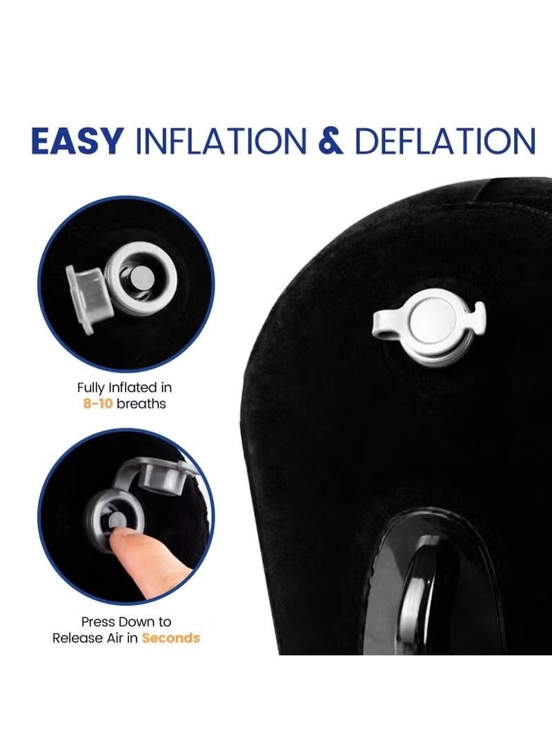 Leg Positioning Pillow With Inflatable, Inflatable Pillow, Portable Cushion, Body Pillow For Sleeping Leg Raise Bed Sofa Travel Camping