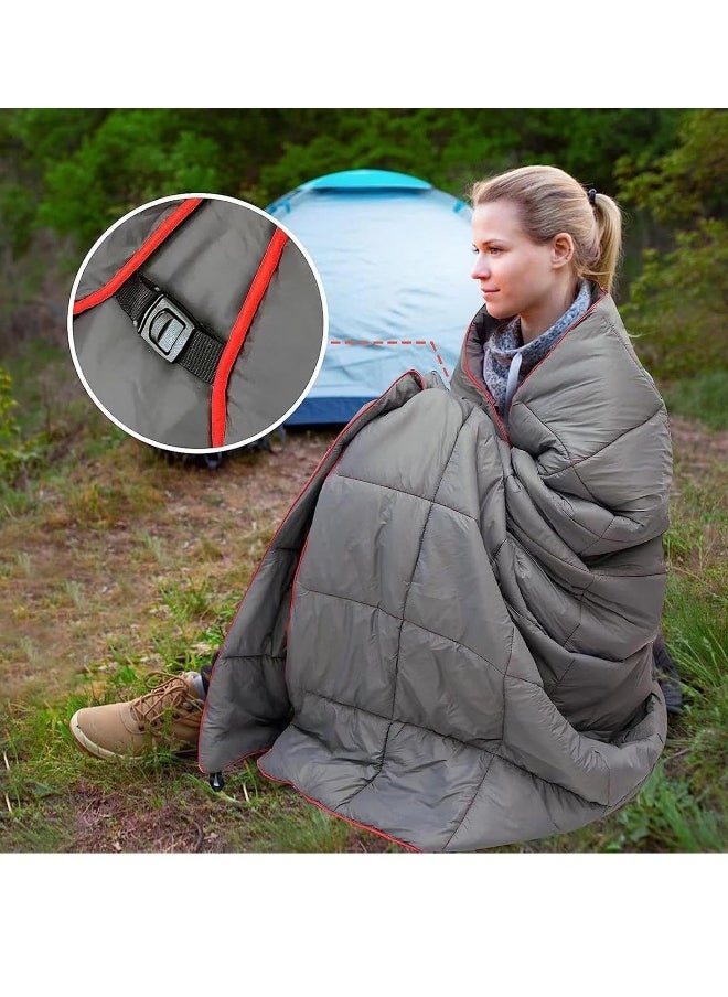 Lightweight soft down camping blanket | Waterproof quilt for camping, outdoors and travel | Suitable for all seasons