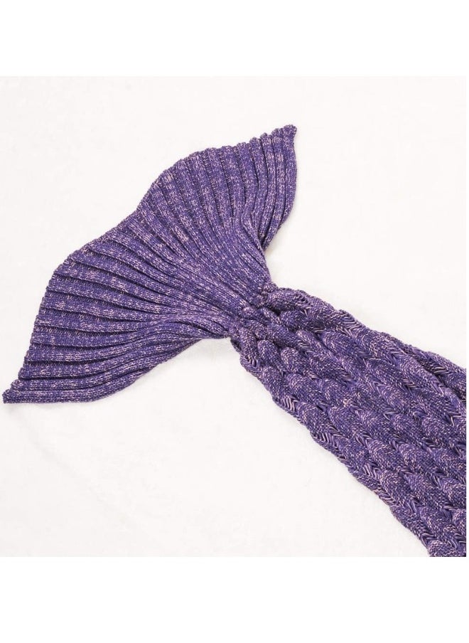 Mermaid Tail Blanket, Hand Crochet Mermaid Blanket, Soft Comfy Blanket for Girls