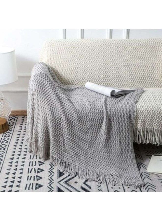Sofa Blanket Combination Grey 127x173cm