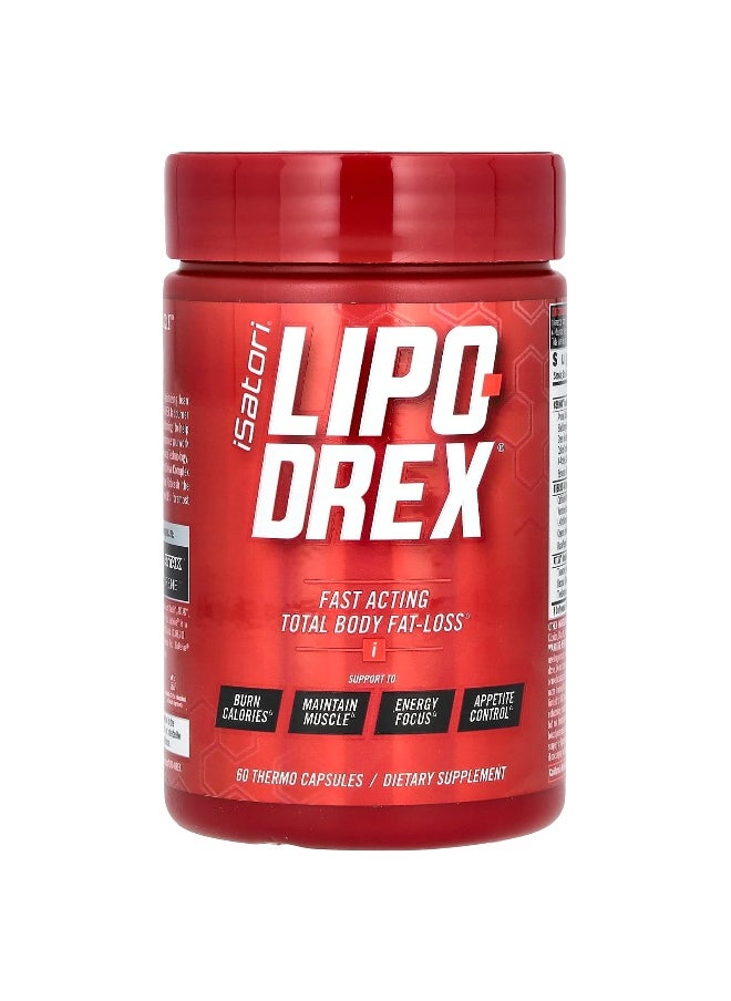 Isatori, Lipo-Drex, Maximum Strength, 60 Thermo Capsules