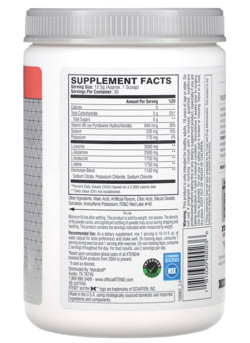 Original BCAA Powder, Sugar Free Post Workout, Muscle Recovery, Drink With Amino Acids 7g BCAAs, For Men And Women, Watermelon Explosion Flavor , 30 Servings