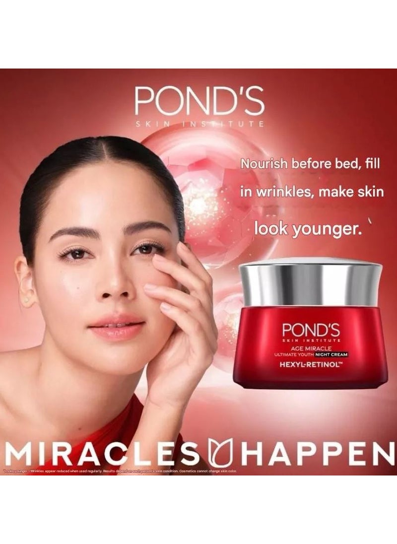 Pond's Age Miracle Ultimate Youth Hexyl Retinol Night Cream 45g