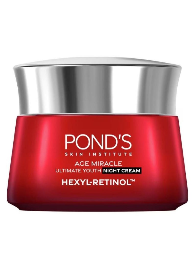 Pond's Age Miracle Ultimate Youth Hexyl Retinol Night Cream 45g