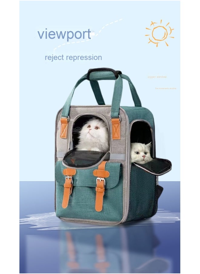 Portable Large Capacity Transparent Cat and Dog Backpack