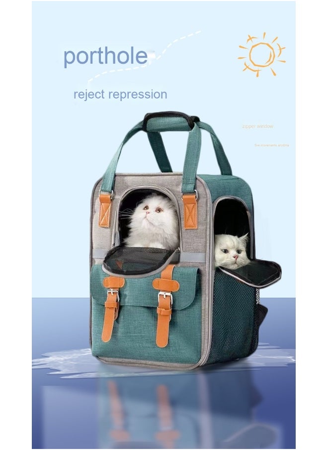 Portable Large Capacity Transparent Cat and Dog Backpack