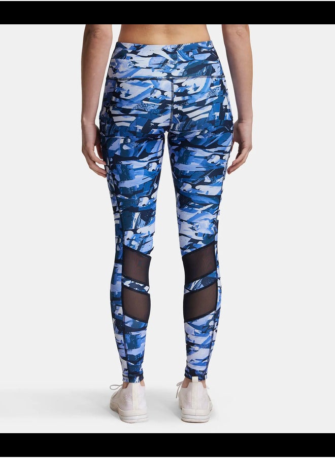 MW38 Women's Microfiber Elastane Stretch Performance Leggings with Breathable Mesh and Stay Dry Technology