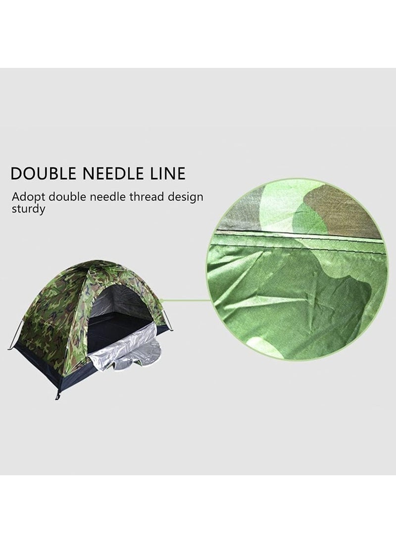 Camouflage Tent for 1-2 People, 200*150*110CM,  Camping Tent With Storage Bag, UV Protection for Bird Watching, Waterproof Breathable Portable Compact