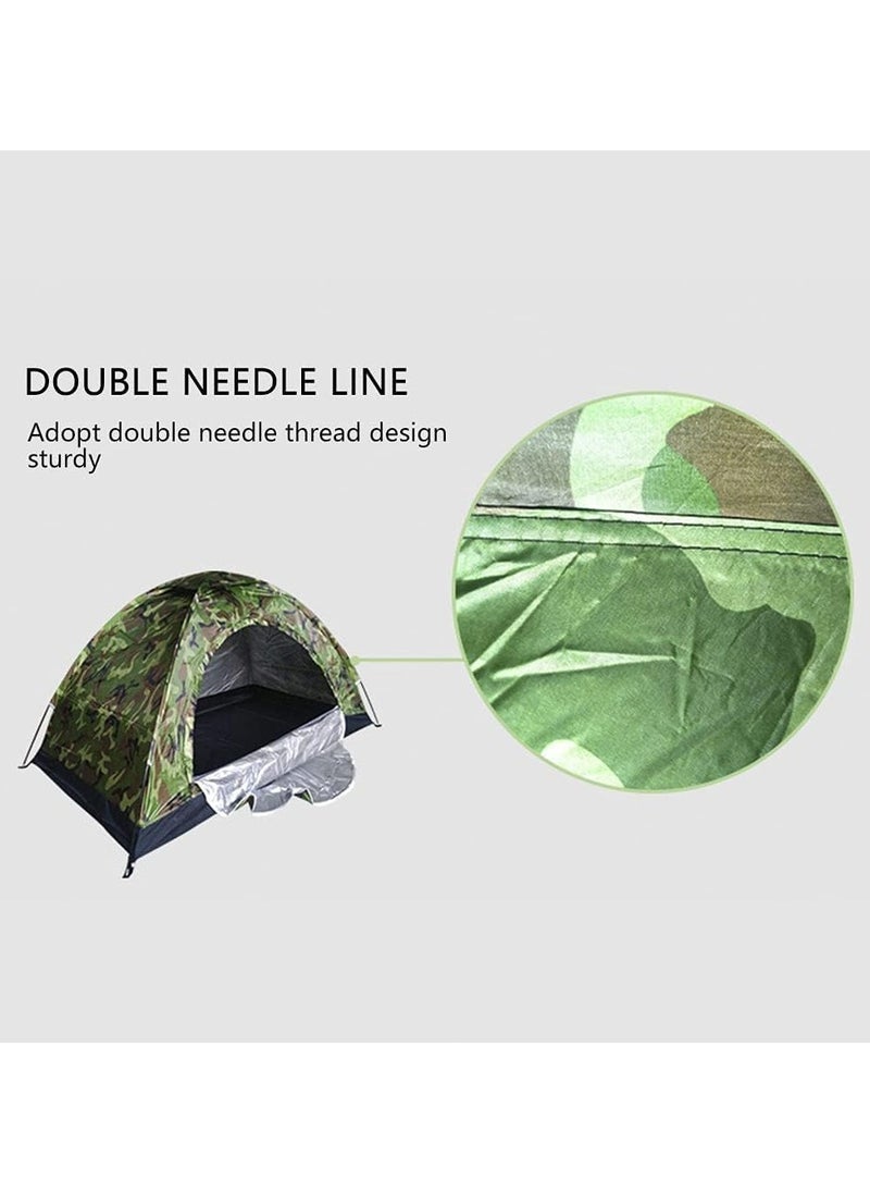 The Ultimate All-Weather Camouflage Adventure Tent for 1-2 Persons