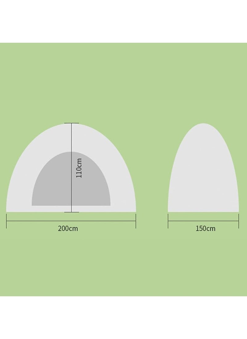 The Ultimate All-Weather Camouflage Adventure Tent for 1-2 Persons