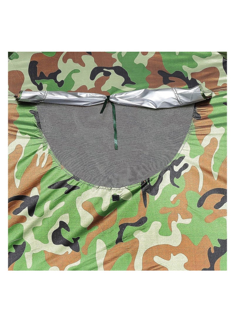 Portable Camping Tent Waterproof Windproof Ultraviolet-Proof Outdoor Travel Camping 1-2 People Camouflage Multifunction Raining Proof Tent