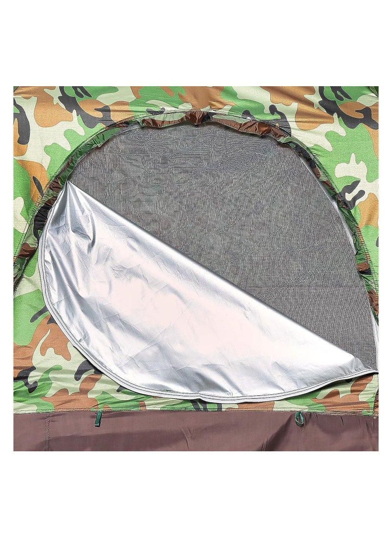 Camouflage Tent for 1-2 People, 200*150*110CM, Camping Tent With Storage Bag, UV Protection for Bird Watching, Waterproof Breathable Portable Tent