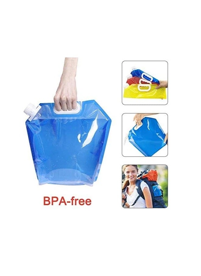 Portable Collapsible Water Storage Bag (5L)- Set of 3