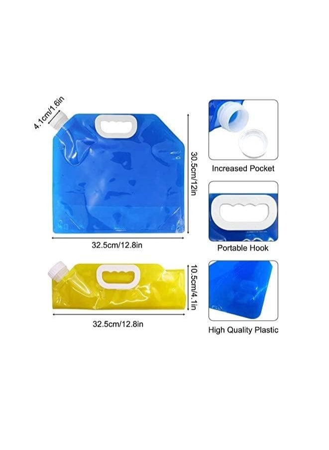 Portable Collapsible Water Storage Bag (5L)- Set of 3
