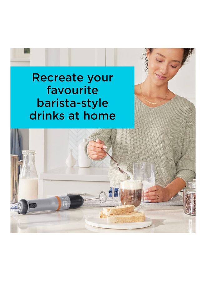 Kitchen Wand Milk Frother Attachment BCKM101MFFF-XJ Black/Silver