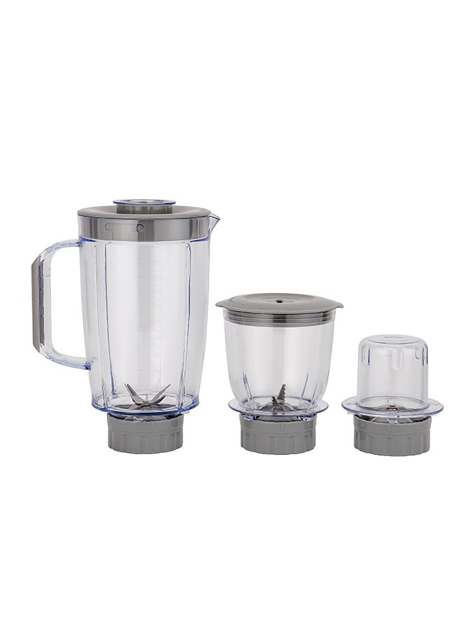 Renewed - 3 In 1 Blender With Stainless Steel Blades, Turbo Button For Ice Crushing, 3 Speed With Pulse Function, Overheat Protection, Powerful Motor 600 W GSB44034N Multicolour