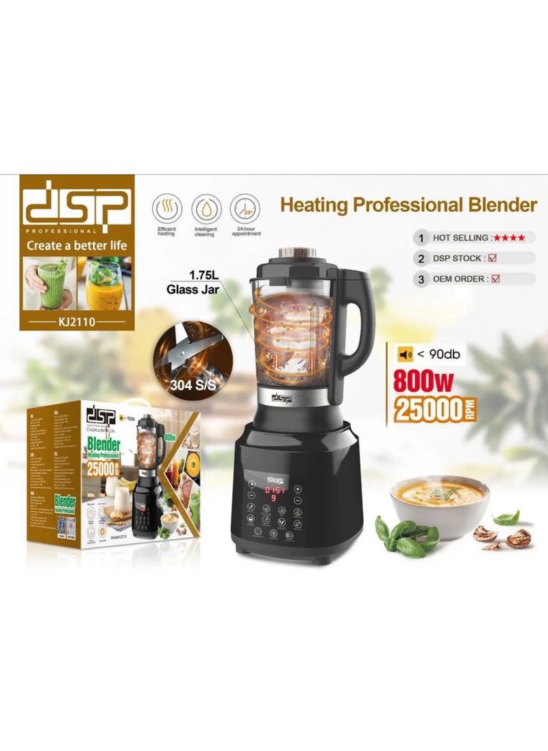 DSP KJ2110 Professional Heating Mixer 25000RPM | 800 watts