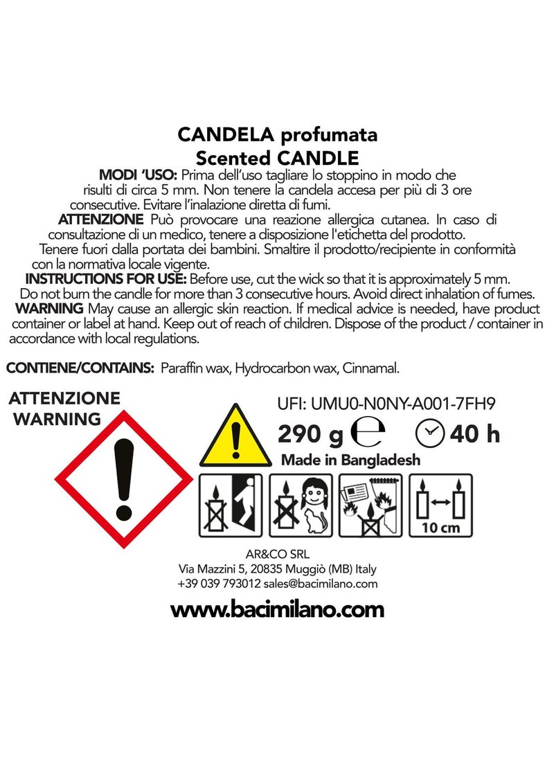 SCENTED CANDLE LA SOGNATRICE - DIAM. 9 cm, H 12 cm