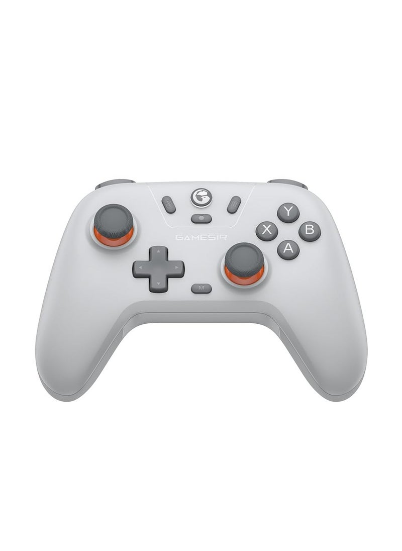 GameSir Nova Lite 2.4g Wireless Controller for Windows PC, iPhone, Android, Switch & Steam Deck, Bluetooth Controller Gamepad with Hall Effect Trigger,Turbo,Rumble Vibration (grey)