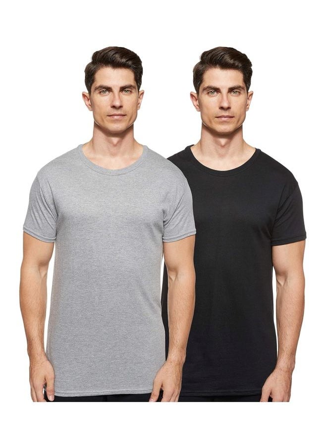 Hanes Ultimate Mens Comfort Fit Crewneck Undershirt 4 Pack