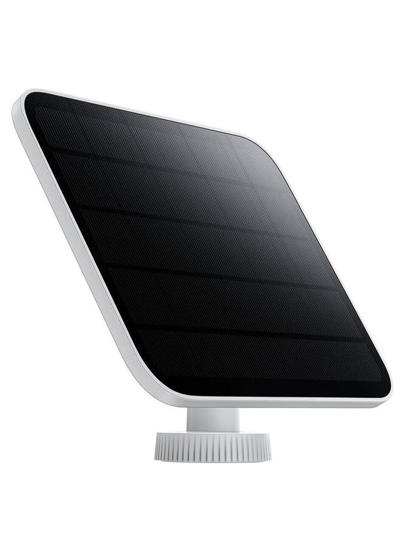 Outdoor Camera Solar Panel (BW Series) | Compatible with Xiaomi Outdoor Camera BW300 and BW500 | IP66 dust and water-resistance | USB-C Charging 5W high power load | White
