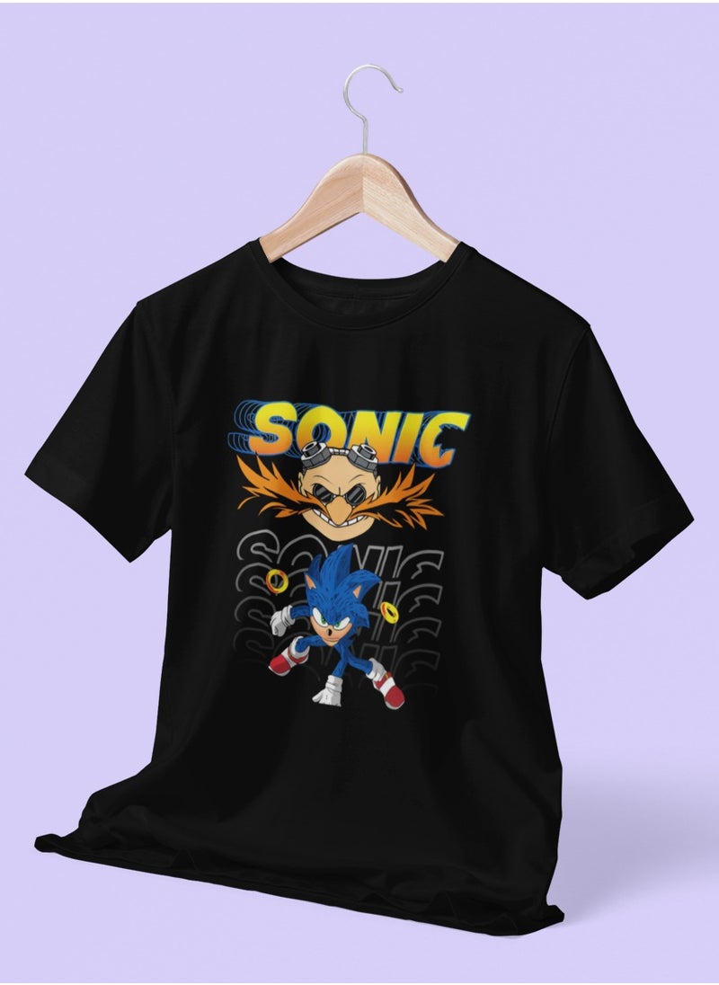 SONIC ENERGY GRAPHIC DESIGN T-SHIRT