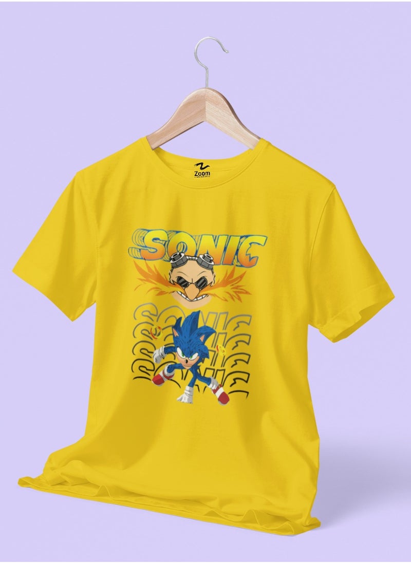 SONIC ENERGY GRAPHIC DESIGN T-SHIRT