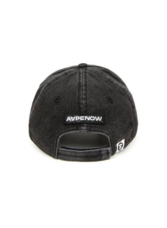 AAPENOW moonface logo denim cap