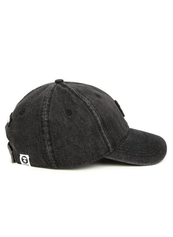 AAPENOW moonface logo denim cap