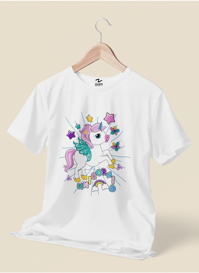 Cute and Colorful Unicorn T-Shirt for Kids