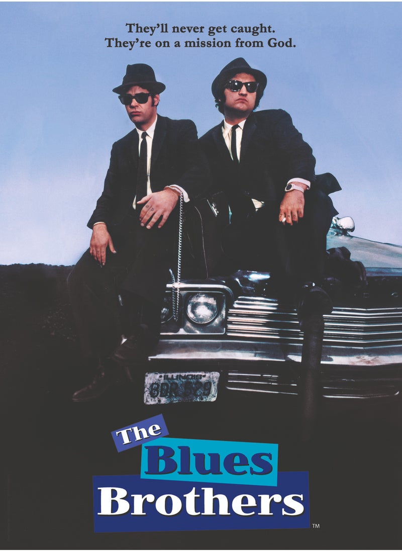 Clementoni Puzzle The Blues Brothers-Cult Movie 500 Pieces | Jigsaw Puzzle | Puzzle for Adults | Challenging Puzzle | Perfect for Stress Reliever and Puzzle Lovers | Made in Italy