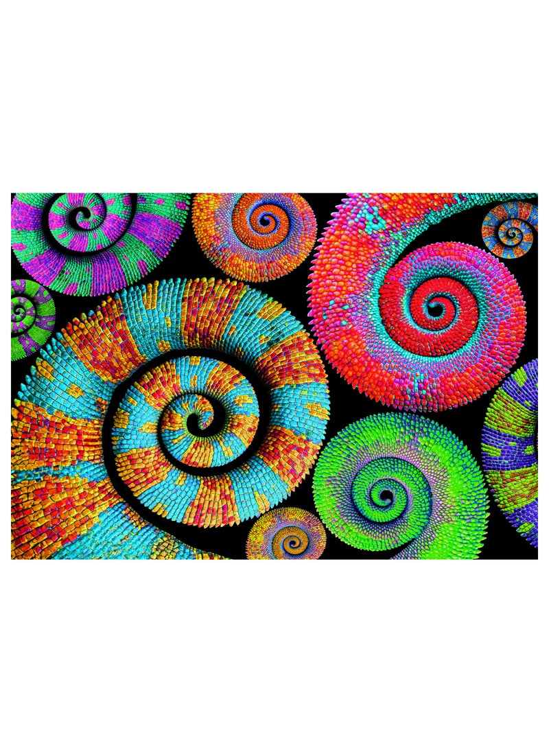 Clementoni Puzzle Tails Colorboom 500 Pieces  | Jigsaw Puzzle | Puzzle for Adults | Challenging Puzzle | Perfect for Stress Reliever and Puzzle Lovers | Made in Italy
