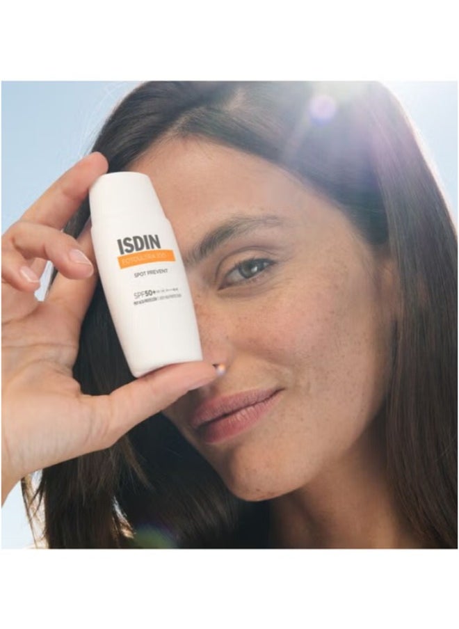 Isdin Fotoultra 100 Spot Prevent SPF 50+ 50ml - Sunscreen for Dark Spots & Hyperpigmentation, Broad-Spectrum Protection